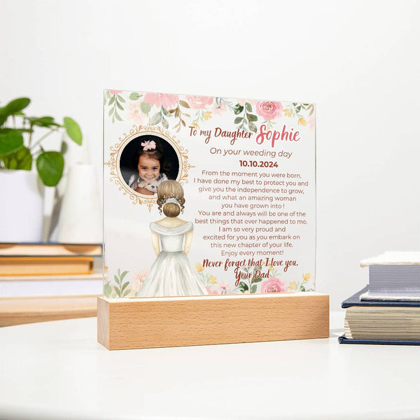 [Almost Sold Out] To my Daughter on your Wedding day - What an amazing woman you have grown into
