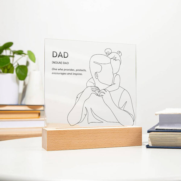 To Dad - Acrylic Plaque