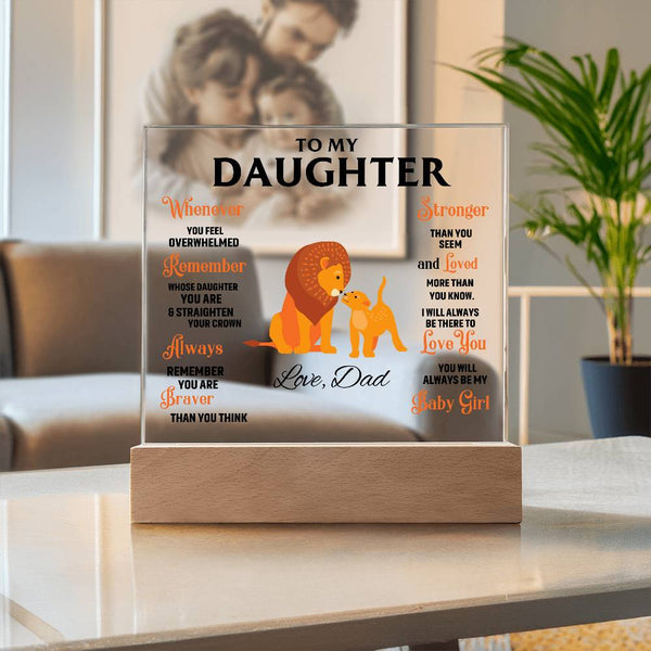 To My Daughter, You Will Always Be My Baby Girl - (Gift for Daughter)