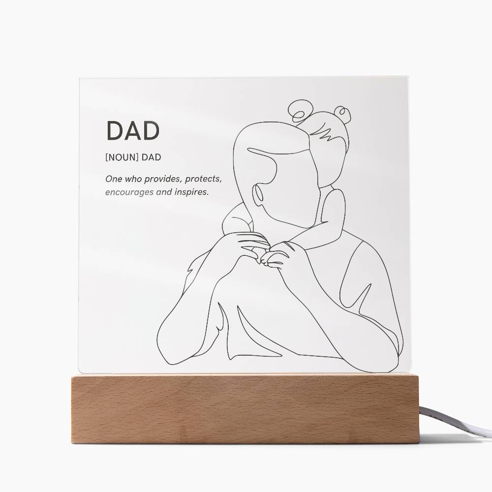 To Dad - Acrylic Plaque