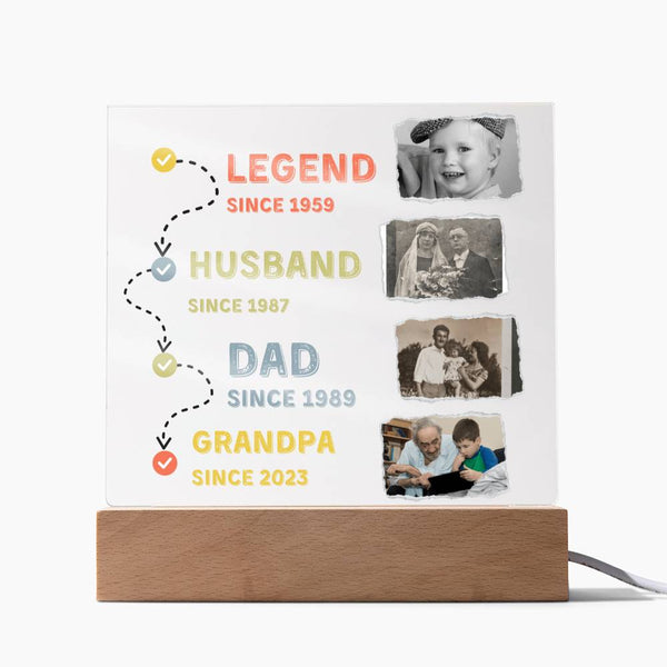 Gift for Him - Father's Day present - Acrylic Plaque