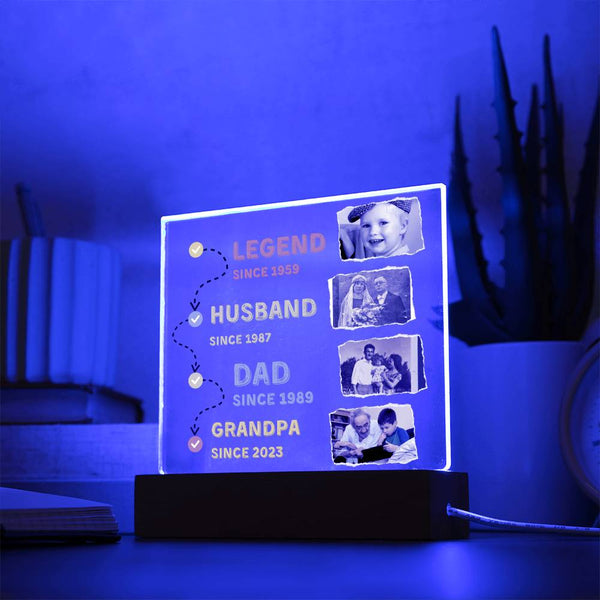 Gift for Him - Father's Day present - Acrylic Plaque
