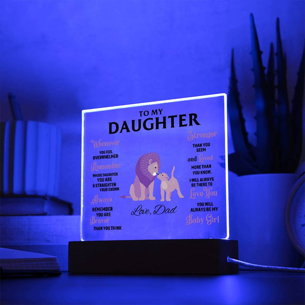 To My Daughter, You Will Always Be My Baby Girl - (Gift for Daughter)