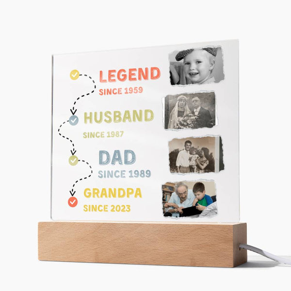 Gift for Him - Father's Day present - Acrylic Plaque