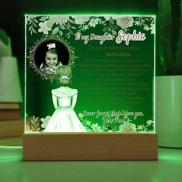 [Almost Sold Out] To my Daughter on your Wedding day - What an amazing woman you have grown into