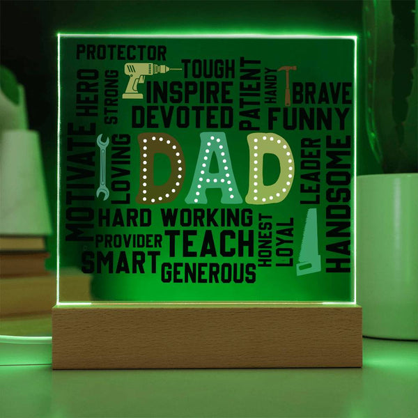 To My Dad, You Are Everything To Me - Acrylic Plaque