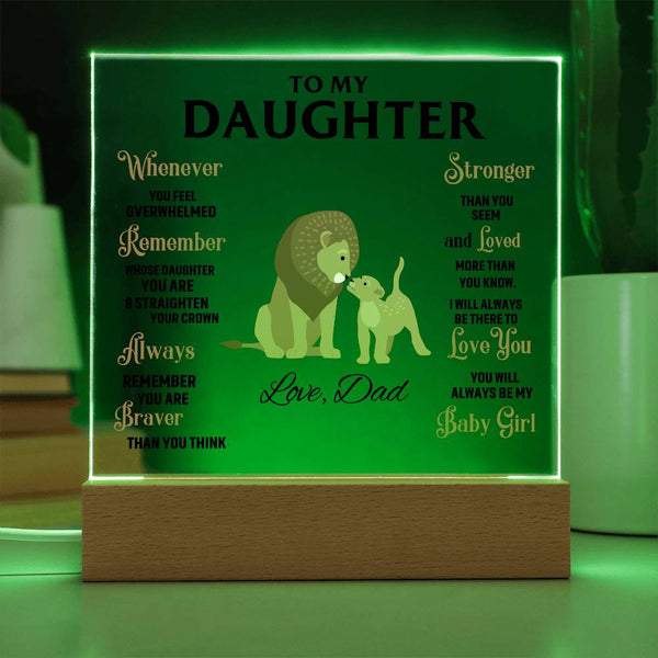 To My Daughter, You Will Always Be My Baby Girl - (Gift for Daughter)