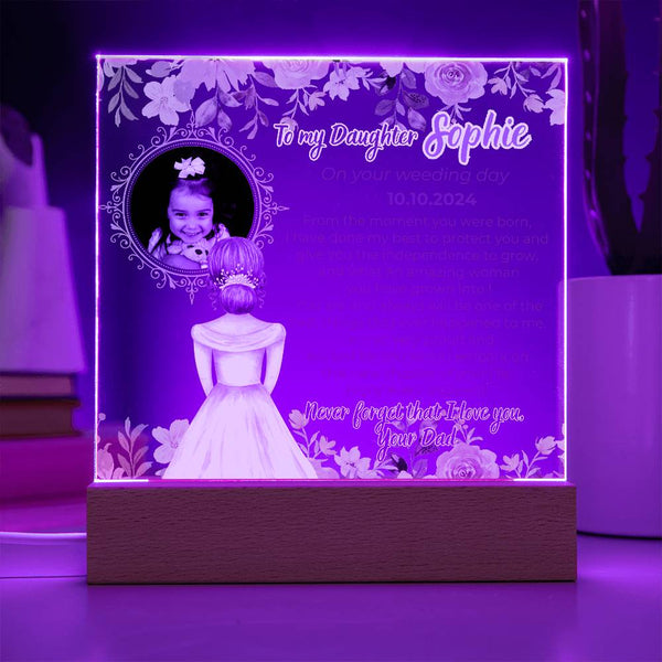 [Almost Sold Out] To my Daughter on your Wedding day - What an amazing woman you have grown into
