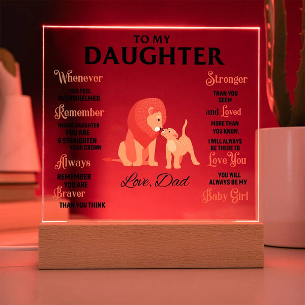 To My Daughter, You Will Always Be My Baby Girl - (Gift for Daughter)