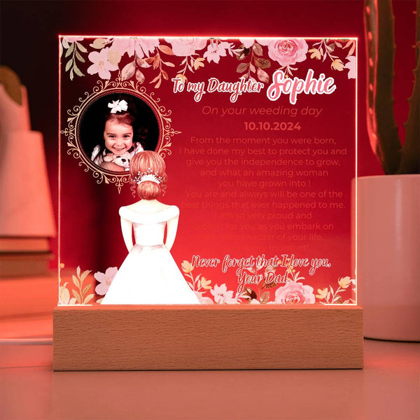 [Almost Sold Out] To my Daughter on your Wedding day - What an amazing woman you have grown into
