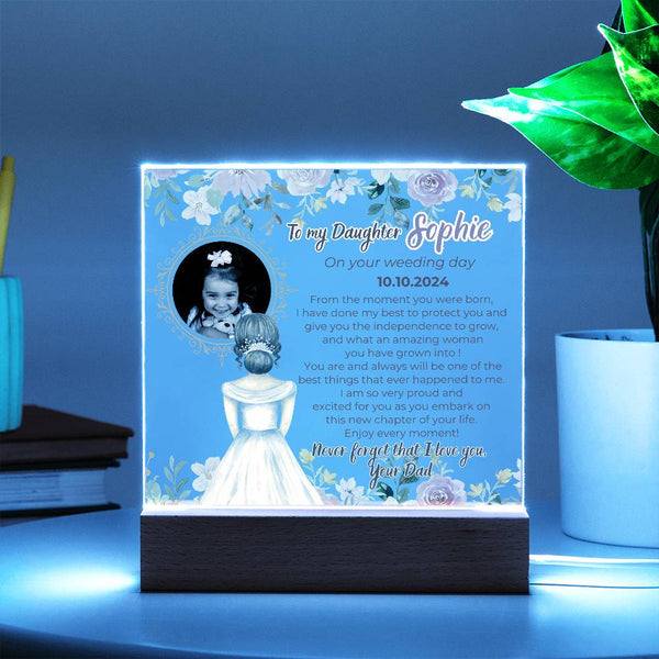 [Almost Sold Out] To my Daughter on your Wedding day - What an amazing woman you have grown into