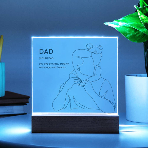To Dad - Acrylic Plaque