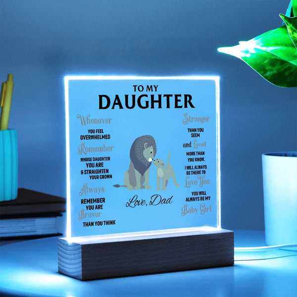 To My Daughter, You Will Always Be My Baby Girl - (Gift for Daughter)