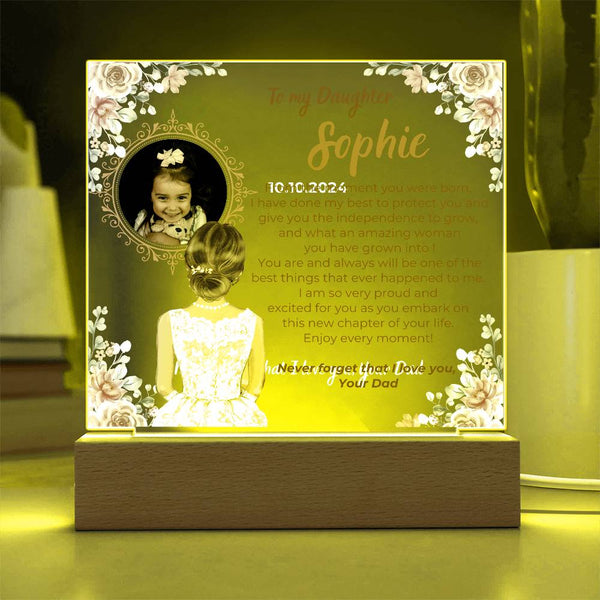 To my Daughter - What an amazing woman you have grown into [ Acrylic plaque ]