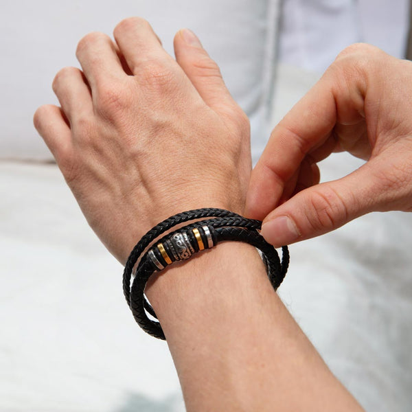 To My Son - This Bracelet isn't just a gift, it's a piece of me