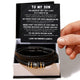 To My Son - This Bracelet isn't just a gift, it's a piece of me