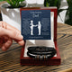 (From Son) To My Amazing Dad, I Will Always Be Your Little Boy - Love You Forever Bracelet