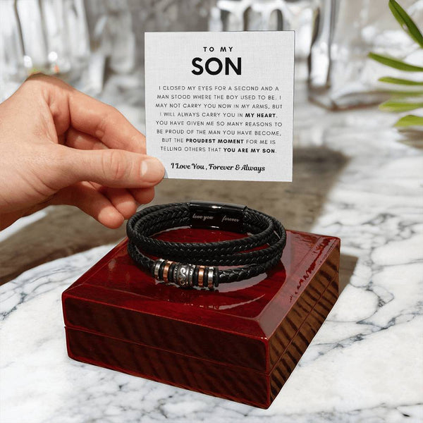 To My Son - Forever Love Bracelet