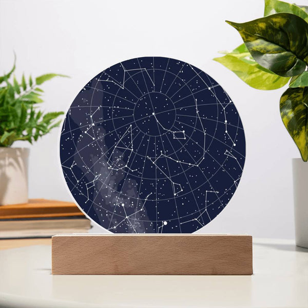 Star Map - Acrylic Plaque Nightlight