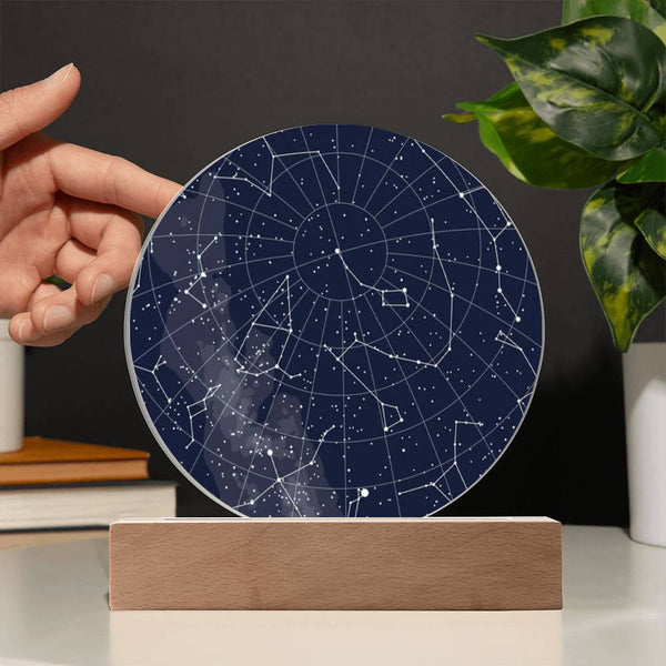 Star Map - Acrylic Plaque Nightlight