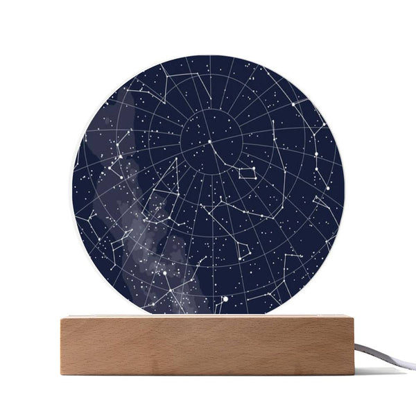 Star Map - Acrylic Plaque Nightlight