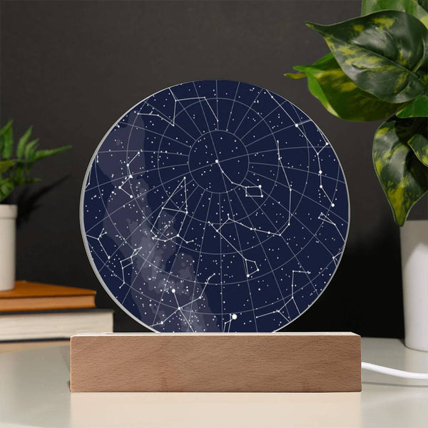 Star Map - Acrylic Plaque Nightlight