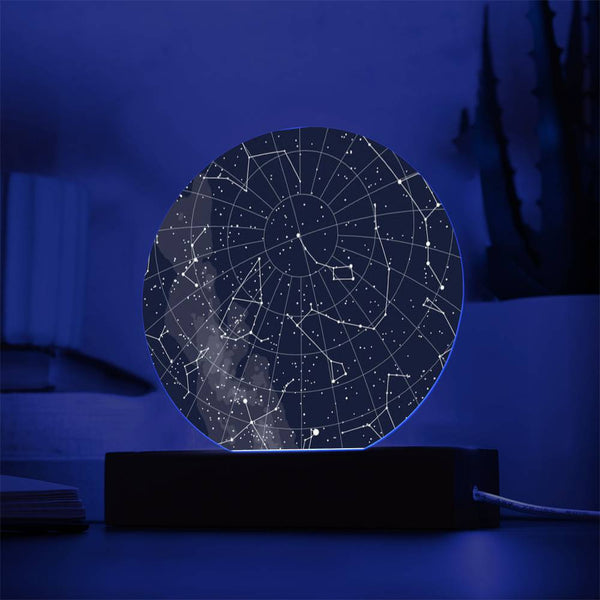 Star Map - Acrylic Plaque Nightlight