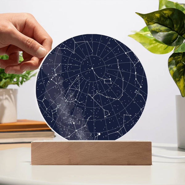 Star Map - Acrylic Plaque Nightlight