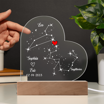 Personalized Astrology Star Night Light