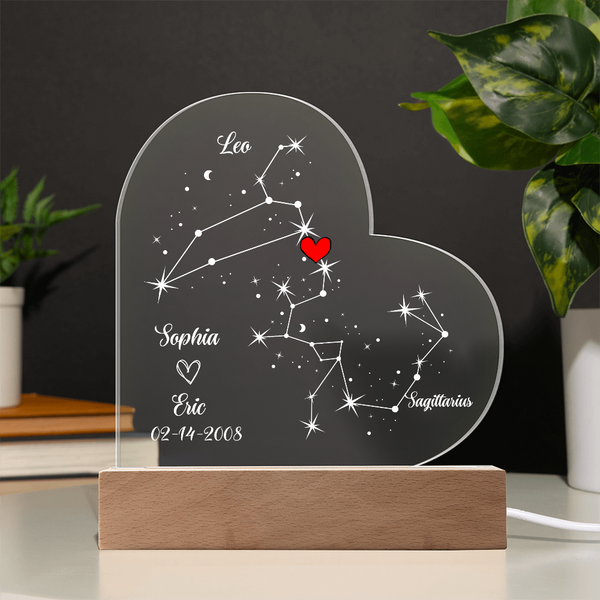 Personalized Astrology Star Night Light