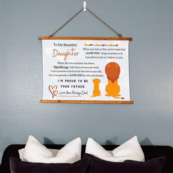 To My Beautiful Daughter, I'm Proud To Be Your Father - Perfect Gift for Daughter