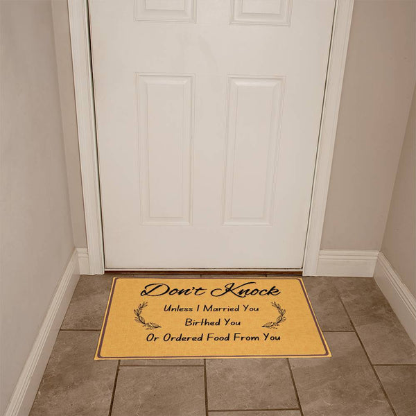 Don't Knock - Funny Door Mat