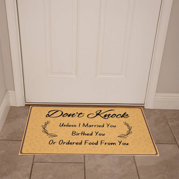 Don't Knock - Funny Door Mat