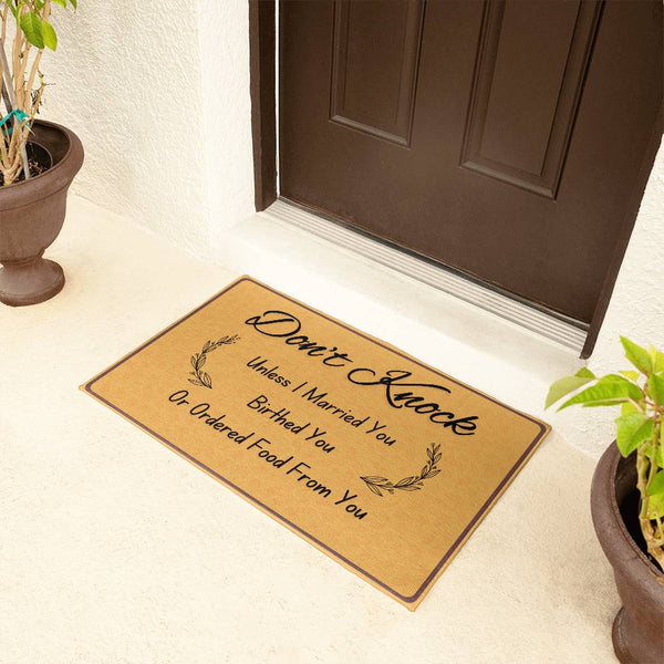 Don't Knock - Funny Door Mat