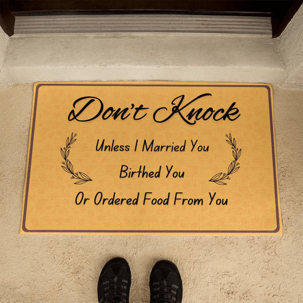 Don't Knock - Funny Door Mat