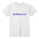 MOMAVO - Bella + Canvas 3001 Unisex T-Shirt Front Print White Blue