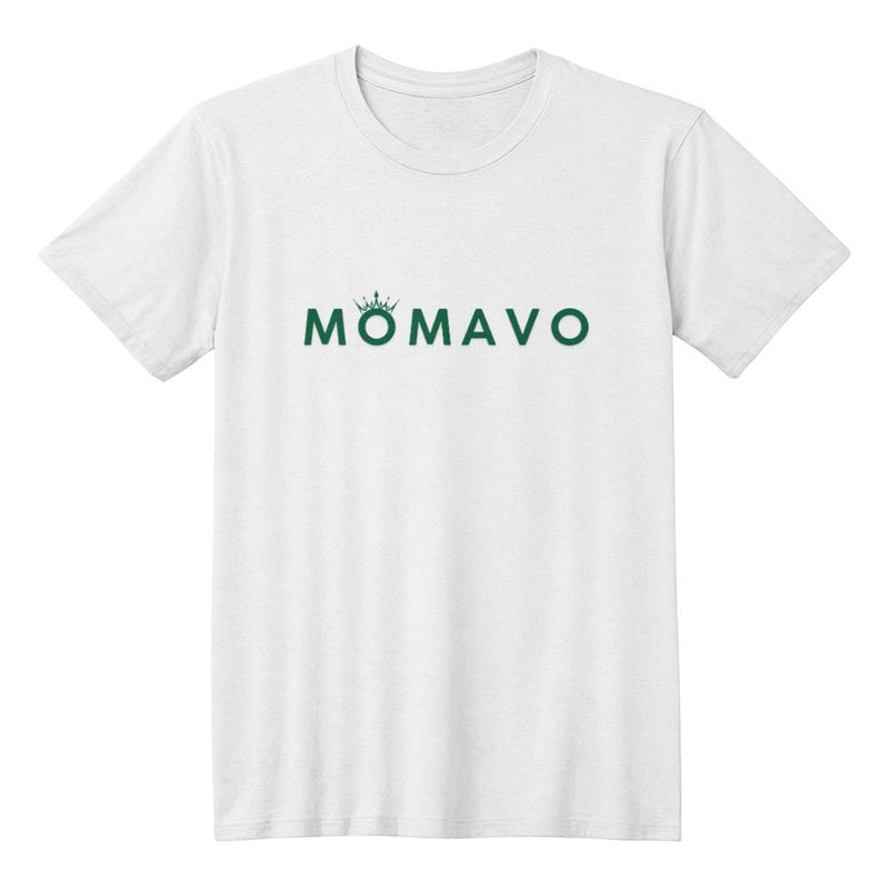 MOMAVO - Bella + Canvas 3001 Unisex T-Shirt Front Print White Green