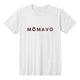 MOMAVO - Bella + Canvas 3001 Unisex T-Shirt Front Print White Brown