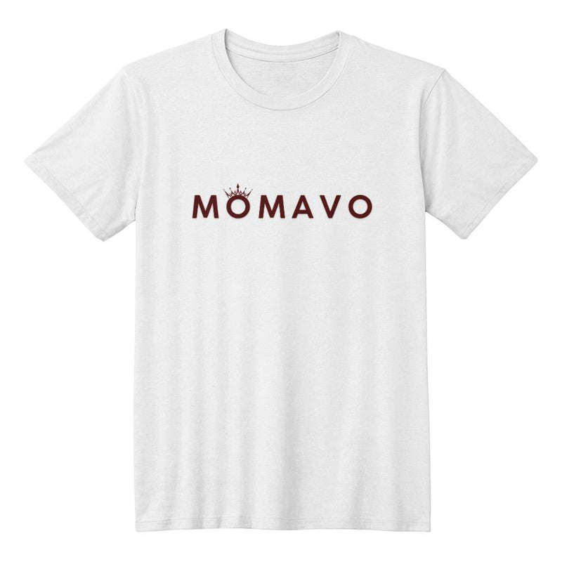 MOMAVO - Bella + Canvas 3001 Unisex T-Shirt Front Print White Brown