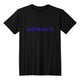 MOMAVO - Bella + Canvas 3001 Unisex T-Shirt Front Print Black Blue