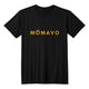MOMAVO - Bella + Canvas 3001 Unisex T-Shirt Front Print Black Orange