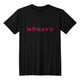 MOMAVO - Bella + Canvas 3001 Unisex T-Shirt Front Print Black Light Red