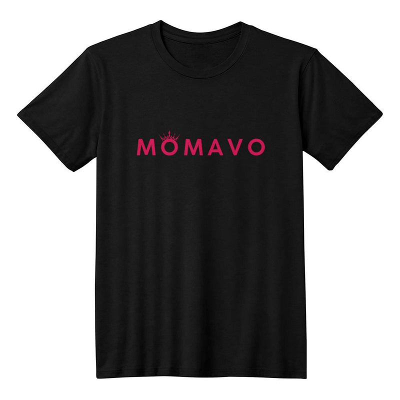 MOMAVO - Bella + Canvas 3001 Unisex T-Shirt Front Print Black Light Red