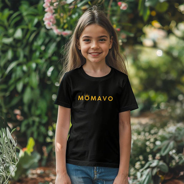 MOMAVO - Bella + Canvas 3001Y Unisex Youth T-Shirt Front Print B Orange