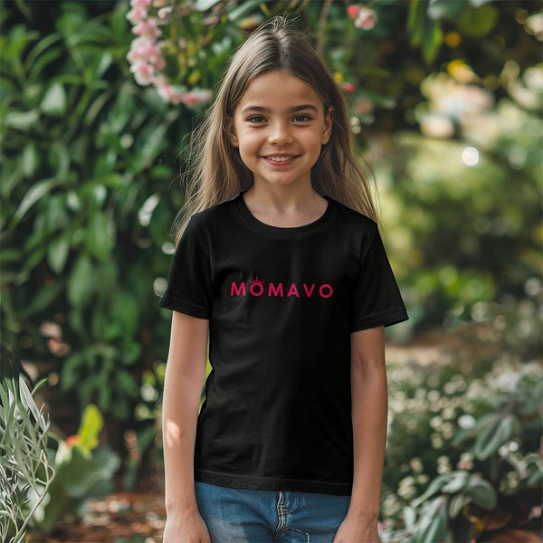 MOMAVO - Bella + Canvas 3001Y Unisex Youth T-Shirt Front Print B Light Red