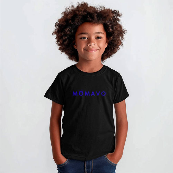 MOMAVO - Bella + Canvas 3001Y Unisex Youth T-Shirt Front Print B Blue