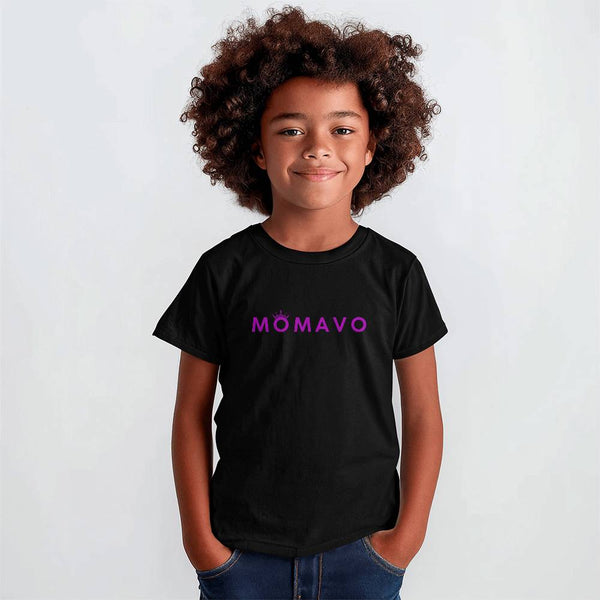 MOMAVO - Bella + Canvas 3001Y Unisex Youth T-Shirt Front Print B Purple