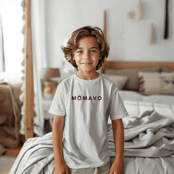 MOMAVO - Bella + Canvas 3001Y Unisex Youth T-Shirt Front Print W Brown