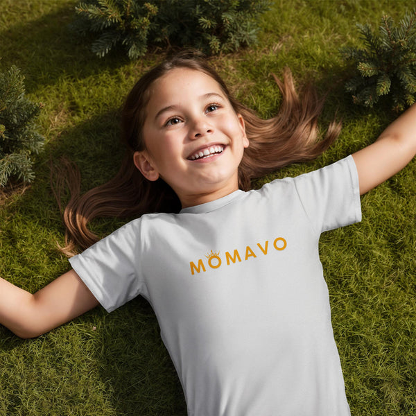 MOMAVO - Bella + Canvas 3001Y Unisex Youth T-Shirt Front Print W Orange
