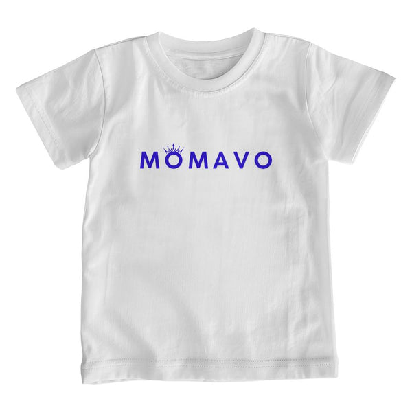 MOMAVO - Bella + Canvas 3001Y Unisex Youth T-Shirt Front Print W Blue